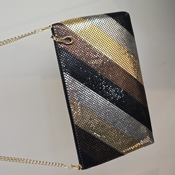 Vintage mixed metals handbag/cluth - Picture 3 of 8